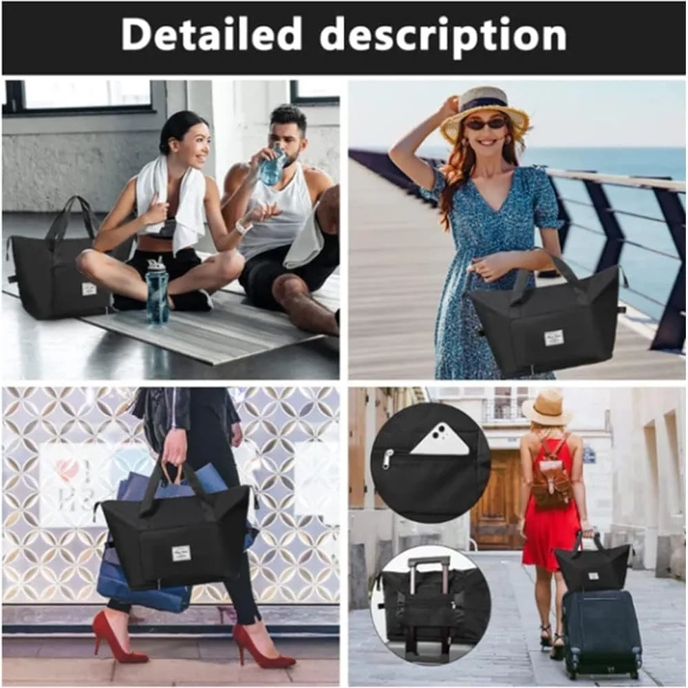 Gpmsign Travel Bag, High-Capacity Double-Layer Wet Separation Travelling Bag, Double Layer Wet Separation Travel Bag (Grape Purple)
