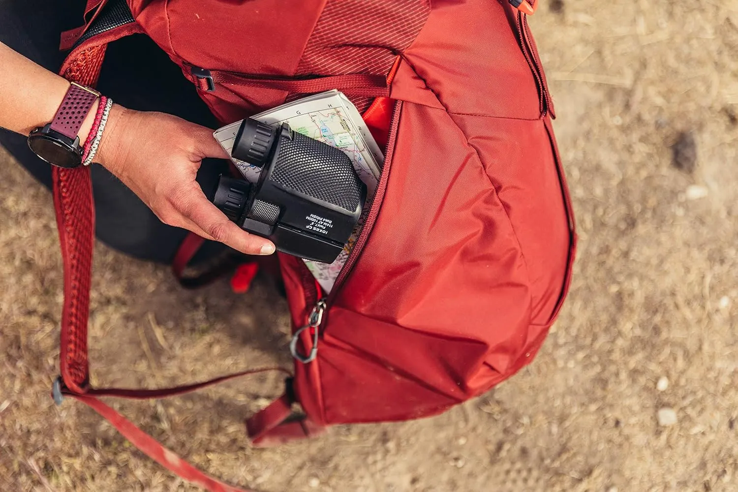 Gregory Arrio 24L Unisex Day Hiking Backpack with Ventilated Backpanel and Built-in Hydration Attachment (Reservoir Not Included), Plus Size, Brick Red
