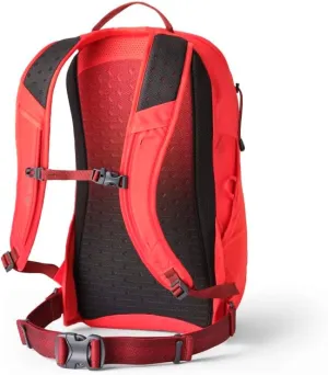 Gregory Kiro 20L Day Hiking Backpack, Cloud Control Hipbelt, Built-In Hydration Attachment and Sleeve (Reservoir Not Included), One Size Fits All, Lava Red