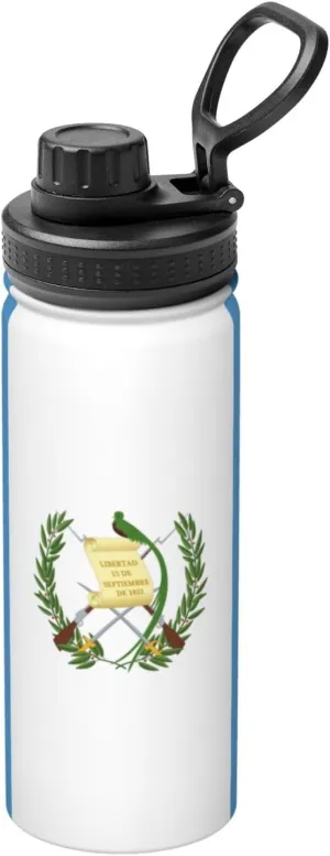 Guatemala Flag 18 OZ Sports Insulated Water Bottle Stainless Steel Kettle Novelty Drinking Cup for Outdoor Gym Travel