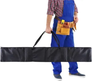 Guide Rail Bag, Double Side Track Saw Bag, Protective Carrying Case for 59inch 150cm Guide Rail Tracks