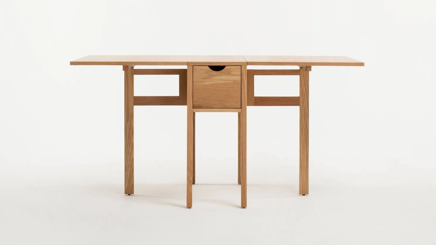 Hallie Folding Table - Oak