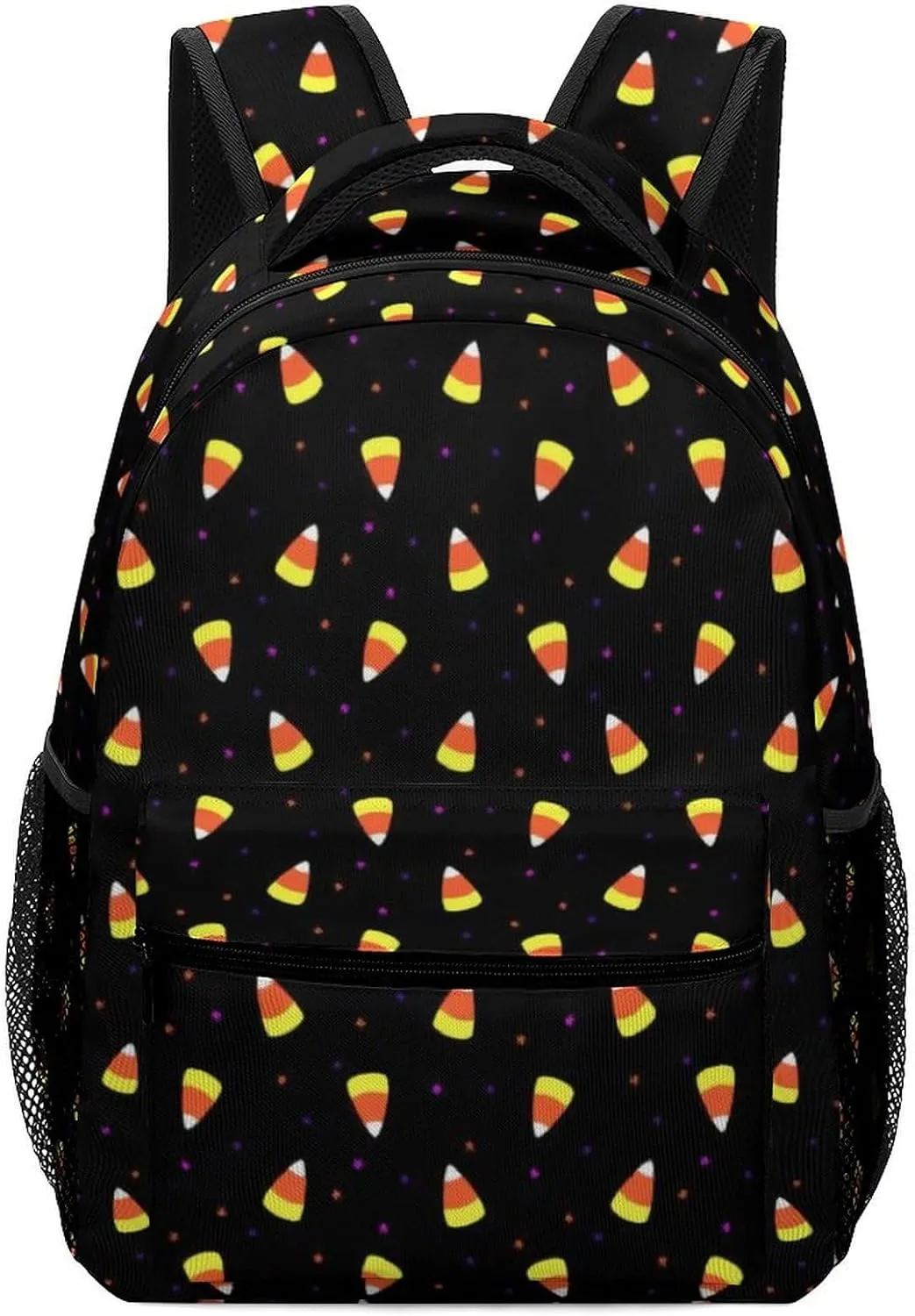 Halloween Candy Corn Backpack with Large Capacity Versatile for Daily Use Suitable for Unisex