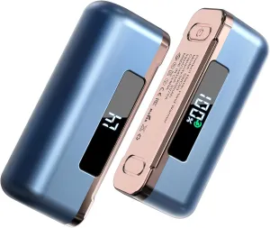 Hand Warmers Rechargeable -10000mAh Magnetic Electric Hand Warmer 2 Pack, 4 Levels Heat Up to 131℉ with LED Display, Portable Reusable Pocket Heater for Raynauds, Golf, Camping, Men, Women