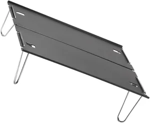 Happyyami Travel Table Quick-fold Aluminum Folding Table for Camping Picnic Outdoor Dining Sturdy Compact