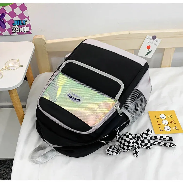 Harajuku Reflective Leisure Style Large Capacity Backpack
