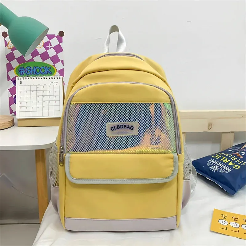 Harajuku Reflective Leisure Style Large Capacity Backpack