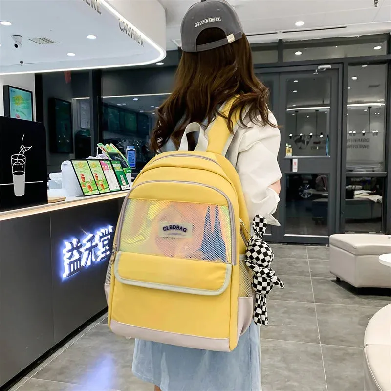 Harajuku Reflective Leisure Style Large Capacity Backpack