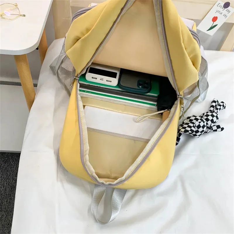 Harajuku Reflective Leisure Style Large Capacity Backpack