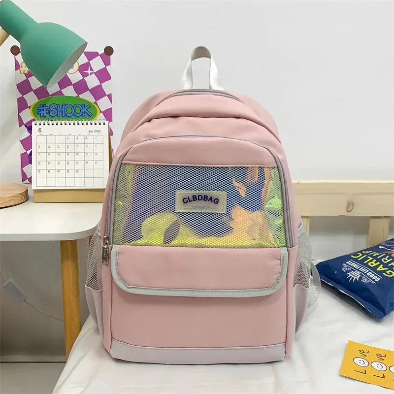 Harajuku Reflective Leisure Style Large Capacity Backpack