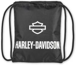 Harley-Davidson Rugged High-Density Polyester Quick-Draw Backpack Black & White