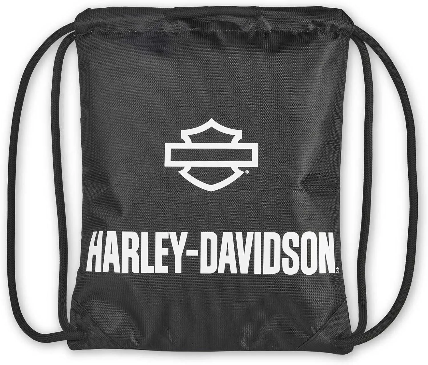 Harley-Davidson Rugged High-Density Polyester Quick-Draw Backpack Black & White