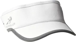 Headsweats Lightweight Performance Running Reflective Visor, White, One Size