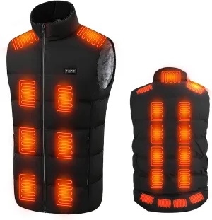 Heated Vest for Men Women,USB Powered Washable Warm Heated Vest for Outdoor Activities Winter Hiking Skiing Skating
