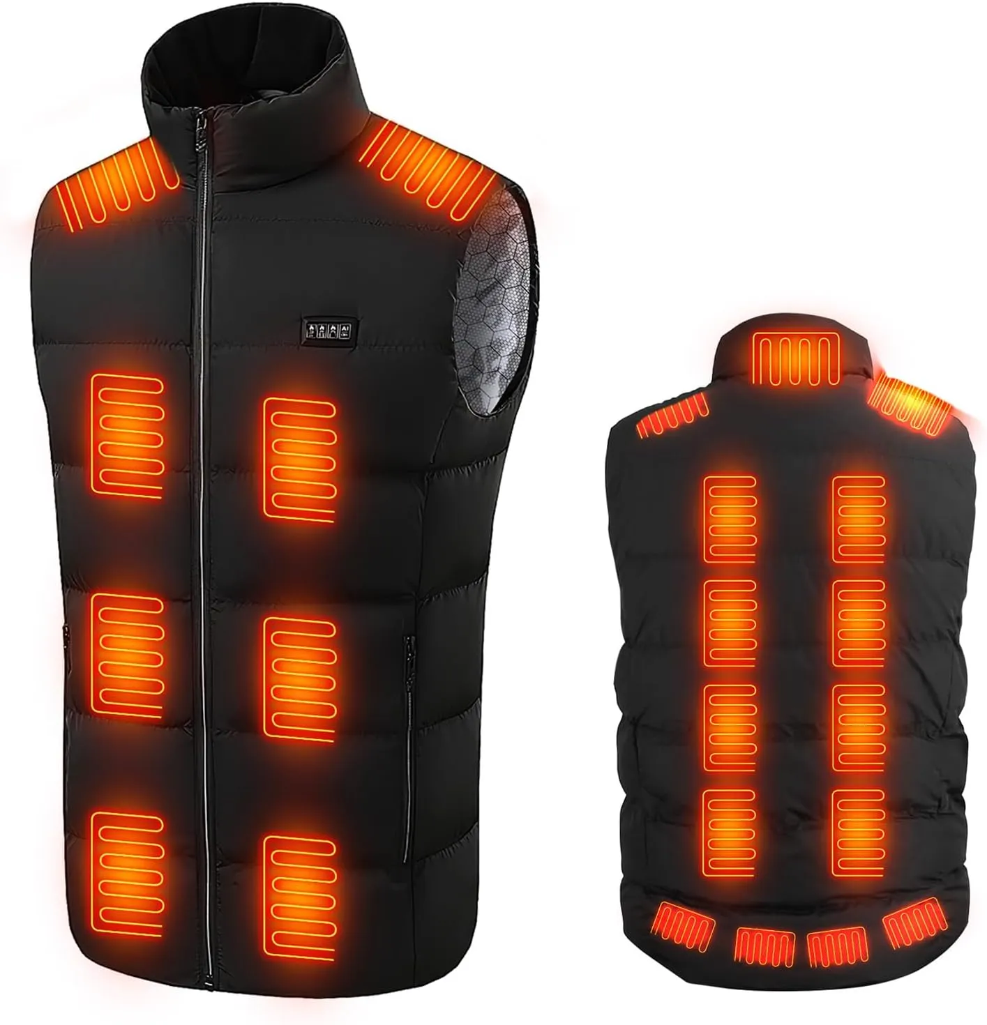 Heated Vest for Men Women,USB Powered Washable Warm Heated Vest for Outdoor Activities Winter Hiking Skiing Skating