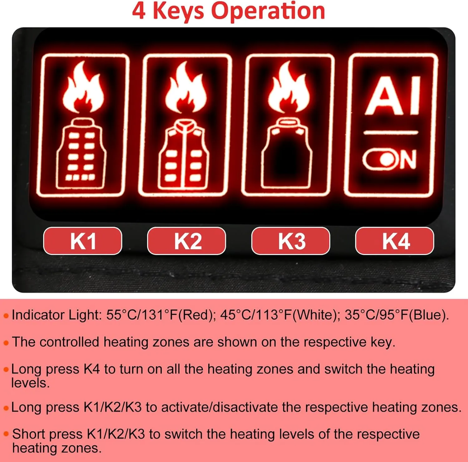 Heated Vest for Men Women,USB Powered Washable Warm Heated Vest for Outdoor Activities Winter Hiking Skiing Skating