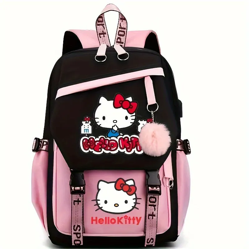 Hello Kitty Large Capacity Anime Backpack