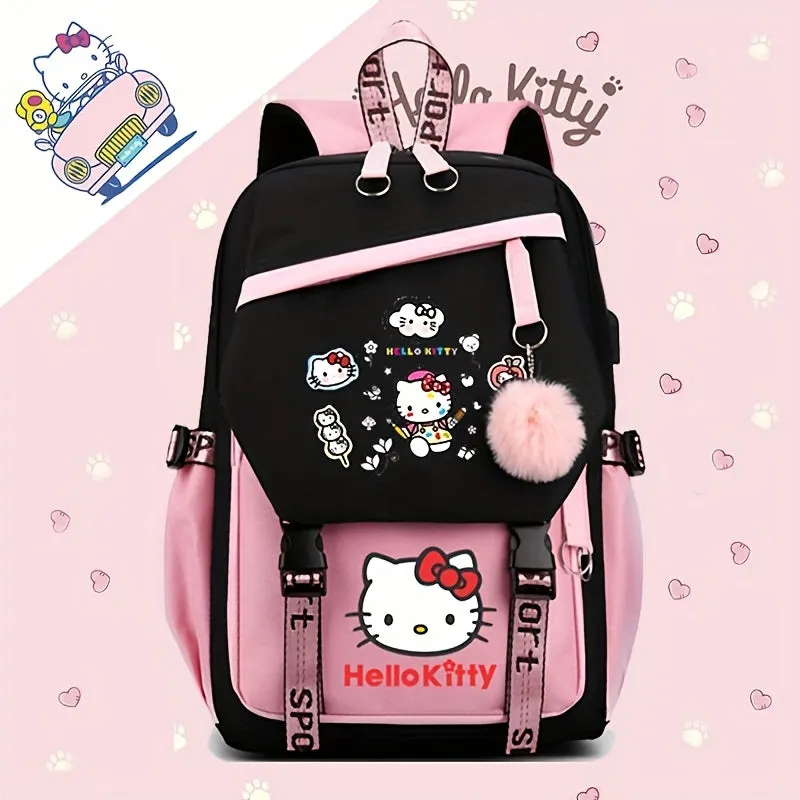 Hello Kitty Large Capacity Anime Backpack