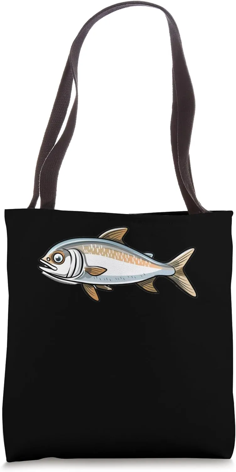Herring Cartoon Tote Bag