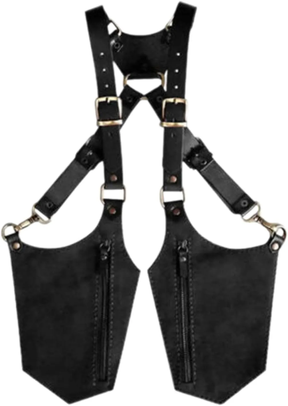 Hidden Underarm Shoulder Bag PU Leather Anti Thief Trendy Double Shoulder Pouch