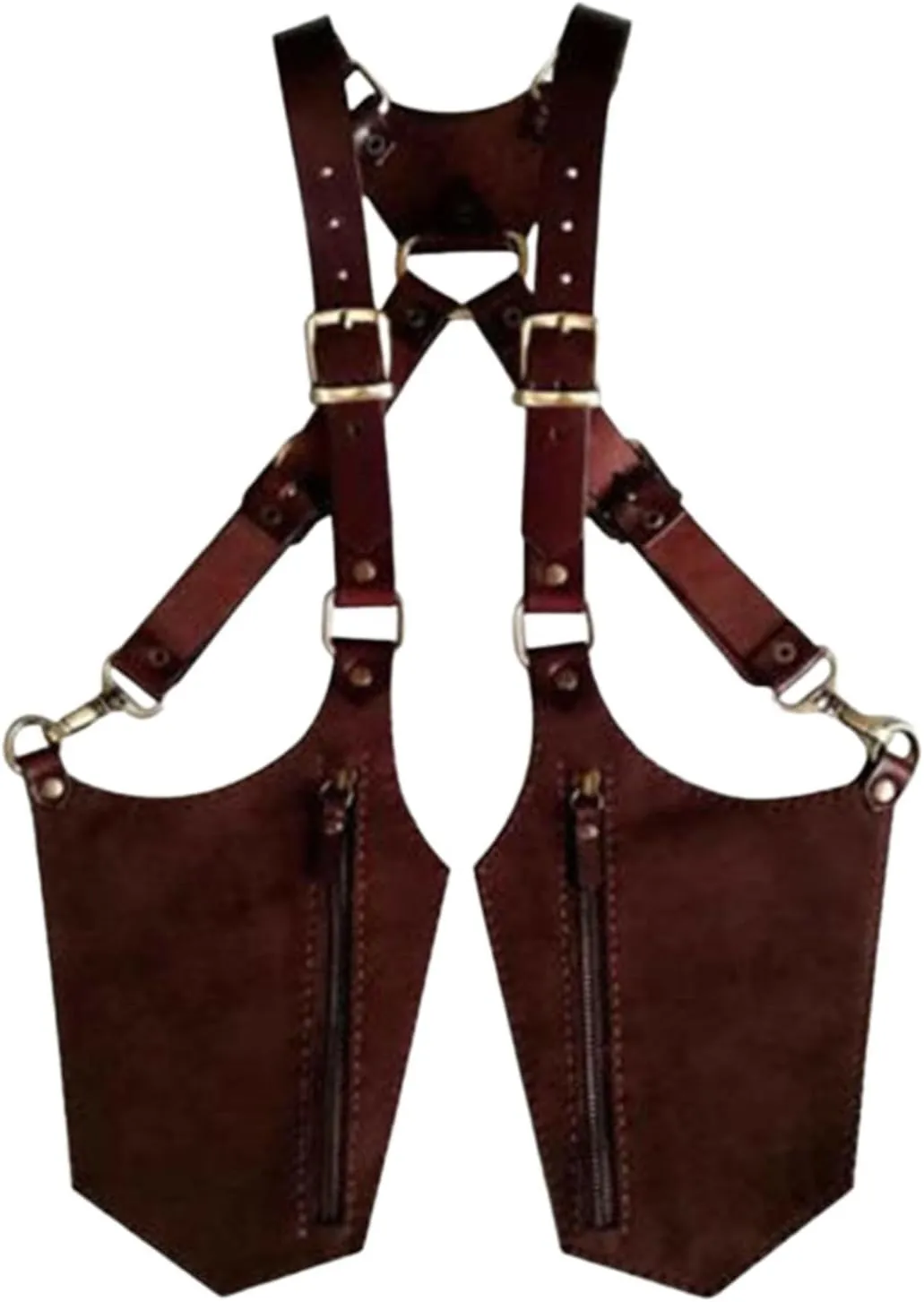 Hidden Underarm Shoulder Bag PU Leather Anti Thief Trendy Double Shoulder Pouch