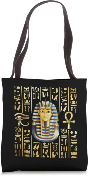 hieroglyphics pharaoh Design for a pharaoh enthusiast Tote Bag