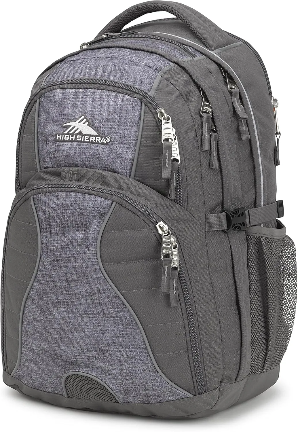 High Sierra Swerve Laptop Backpack, Slate/Woolly Weave, One Size