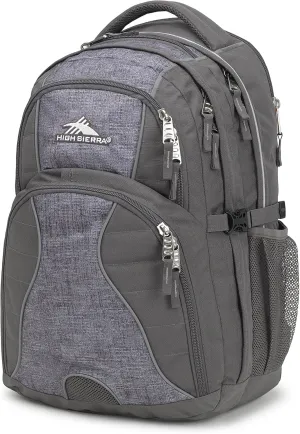 High Sierra Swerve Laptop Backpack, Slate/Woolly Weave, One Size