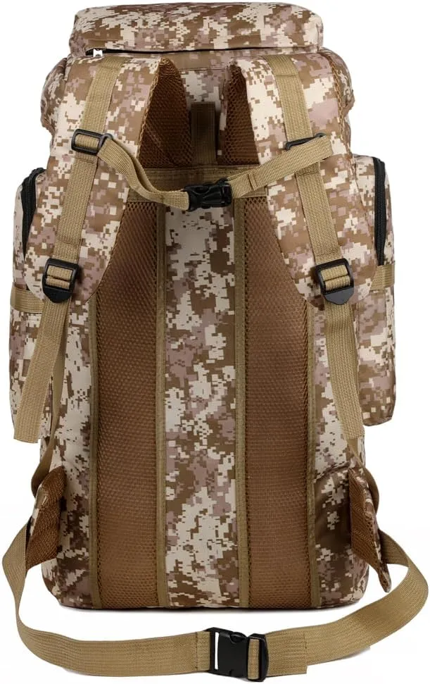 Hiking Backpack Large Capacity Outdoor Camping Rucksack Canvas Trekking Backpack