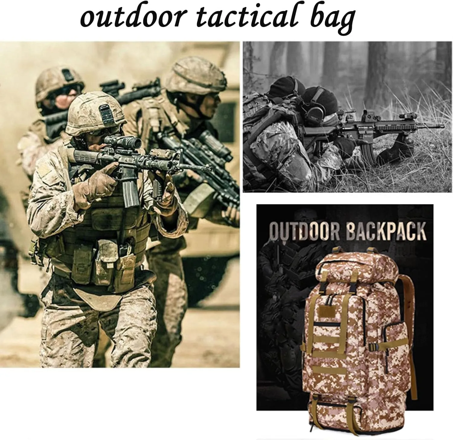 Hiking Backpacks Large Capacity Backpack 100L Travel Backpack Trekking Backpacks Outdoor Waterproof Backpack