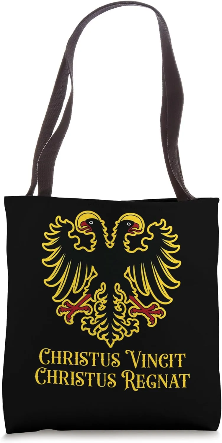 Holy Roman Catholic Empire Double Headed Eagle Crest Tote Bag