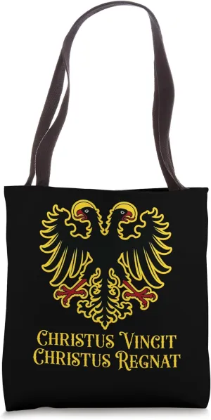 Holy Roman Catholic Empire Double Headed Eagle Crest Tote Bag