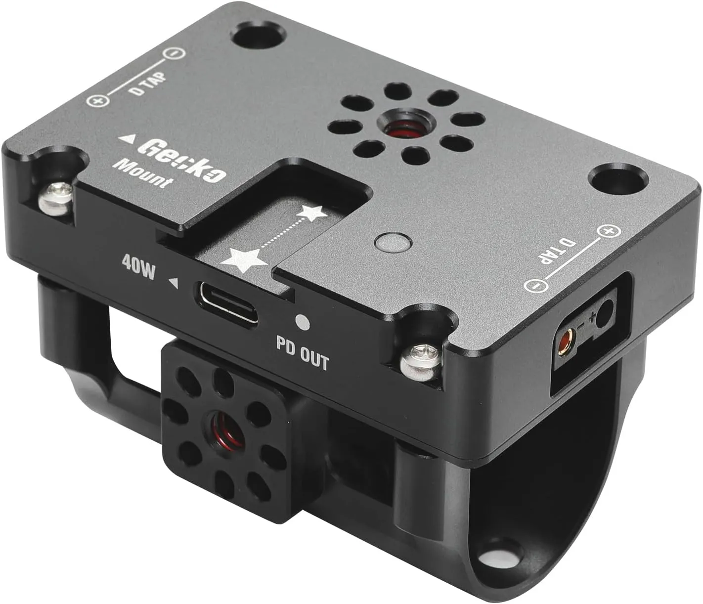 Hotswap Metal D-Tap Hub Power Module for TILTA Basic & Advanced Ring Grip| Compatible with DJI RS2/ RS3 Pro (Not RS3) | Longer Battery Life