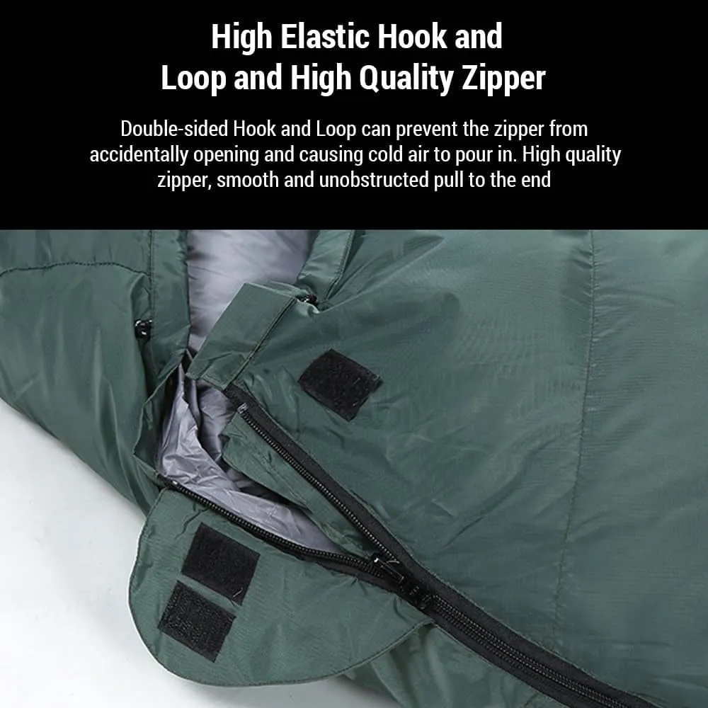 HXBER Mummy Sleeping Bag Winter Outdoor Backpacking Sleeping Bag for Camping Hiking
