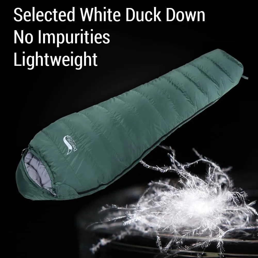 HXBER Mummy Sleeping Bag Winter Outdoor Backpacking Sleeping Bag for Camping Hiking