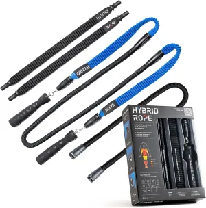 Hybrid® Rope is a Jump Rope for Men and Women’s Fitness to Improve General Training, Boxing, Cardio, Speed, and Strength Exercise Adjustable Indoor and Outdoor Jump Rope for Adults and Athletes