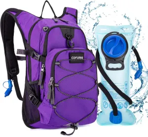 Hydration Backpack 20L with Water Bladder 2L, Large Storage Hiking Daypack for Men Women, Lightweight Insulation Water Backpack for Biking, Running, Skiing, Trekking, Camping