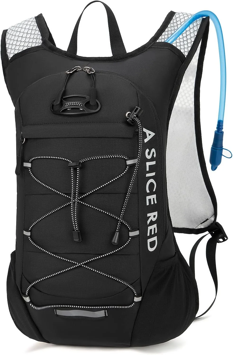 Hydration Backpack, Running Water Backpack with 2L Bladder, Hydro Water Daypack for Men Women Cycling Hiking Rave
