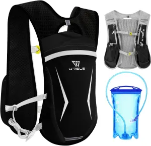 Hydration Running Vest for Men Women,5L Lightweight Water Backpack with 1.5L Leakproof Water Bladder,Hydration Vest for Marathon Cycling Jogging Hiking