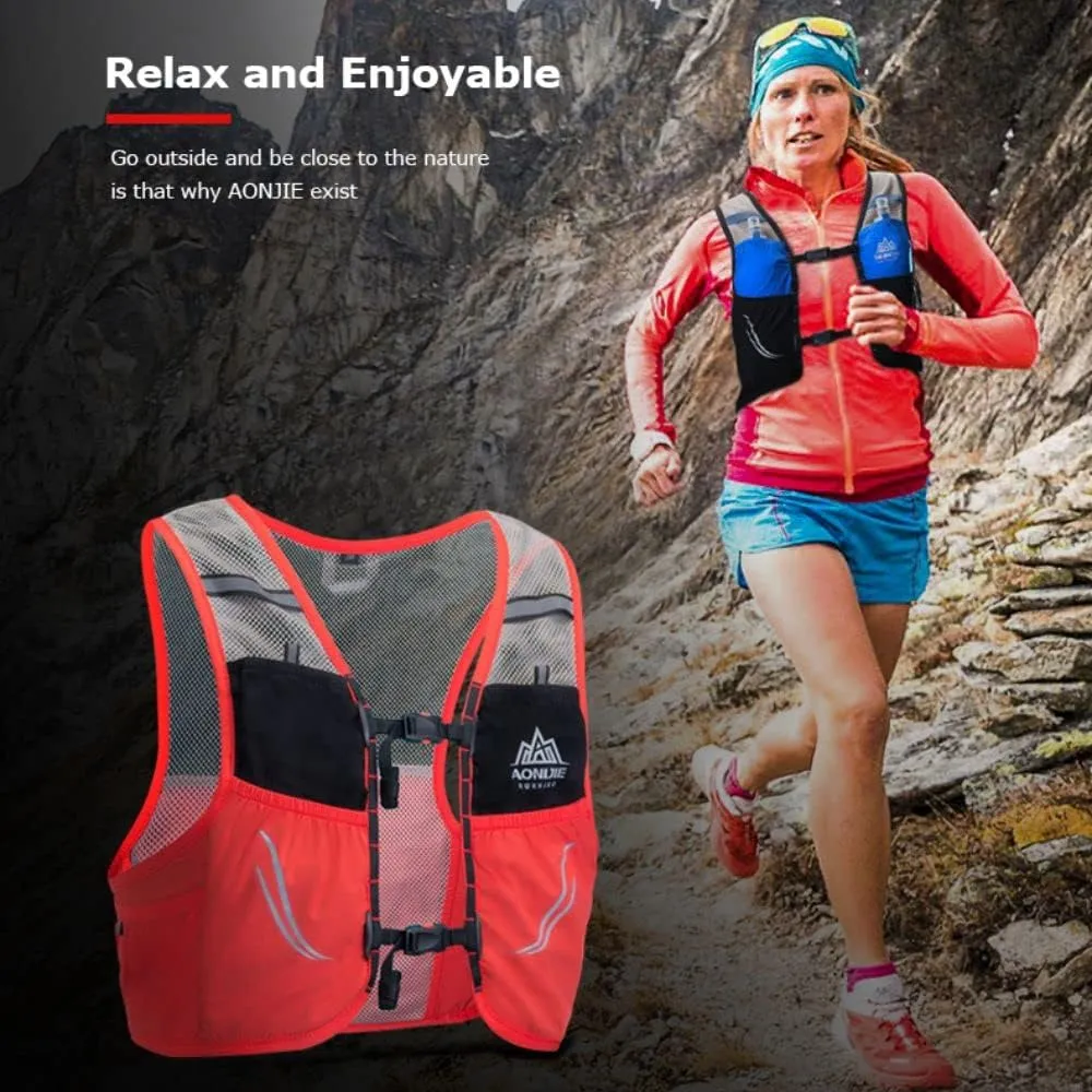 Hydration Vest Backpack Lighhtweight and Breathable Running Vest Daypack for Hiking Trail Running Cycling Race Marathon for Women Men