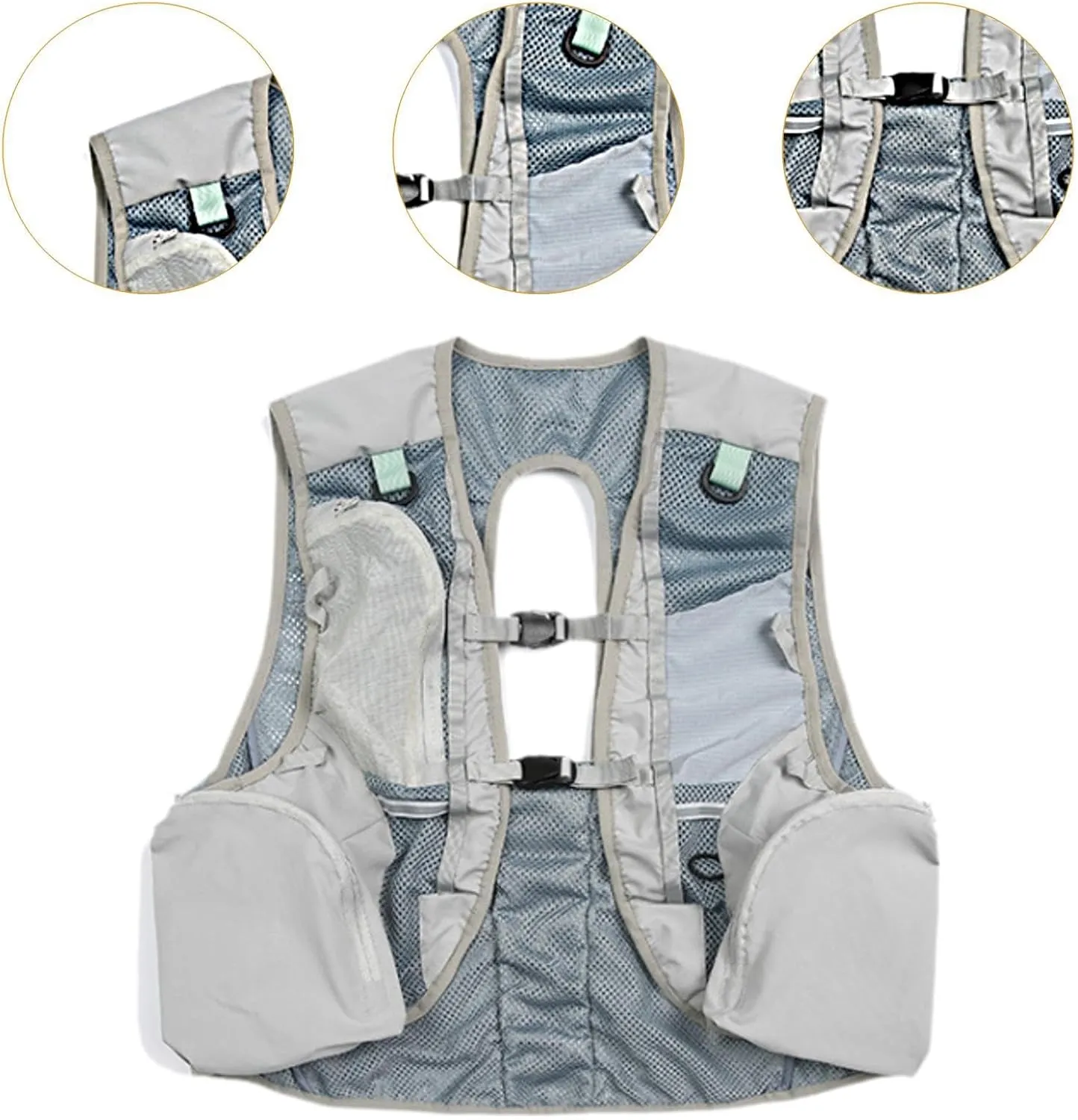 Hydration Vest for Men Women Lightweight,with Multiple Pockets,Water Backpack Hydration Vest for Jogging Race Trail Cycling