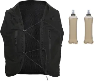 Hydration Vest Hydration Pack with 2X Water Bottles Lightweight Outdoor Sport Bag Rucksack Water Pack for Race Trail