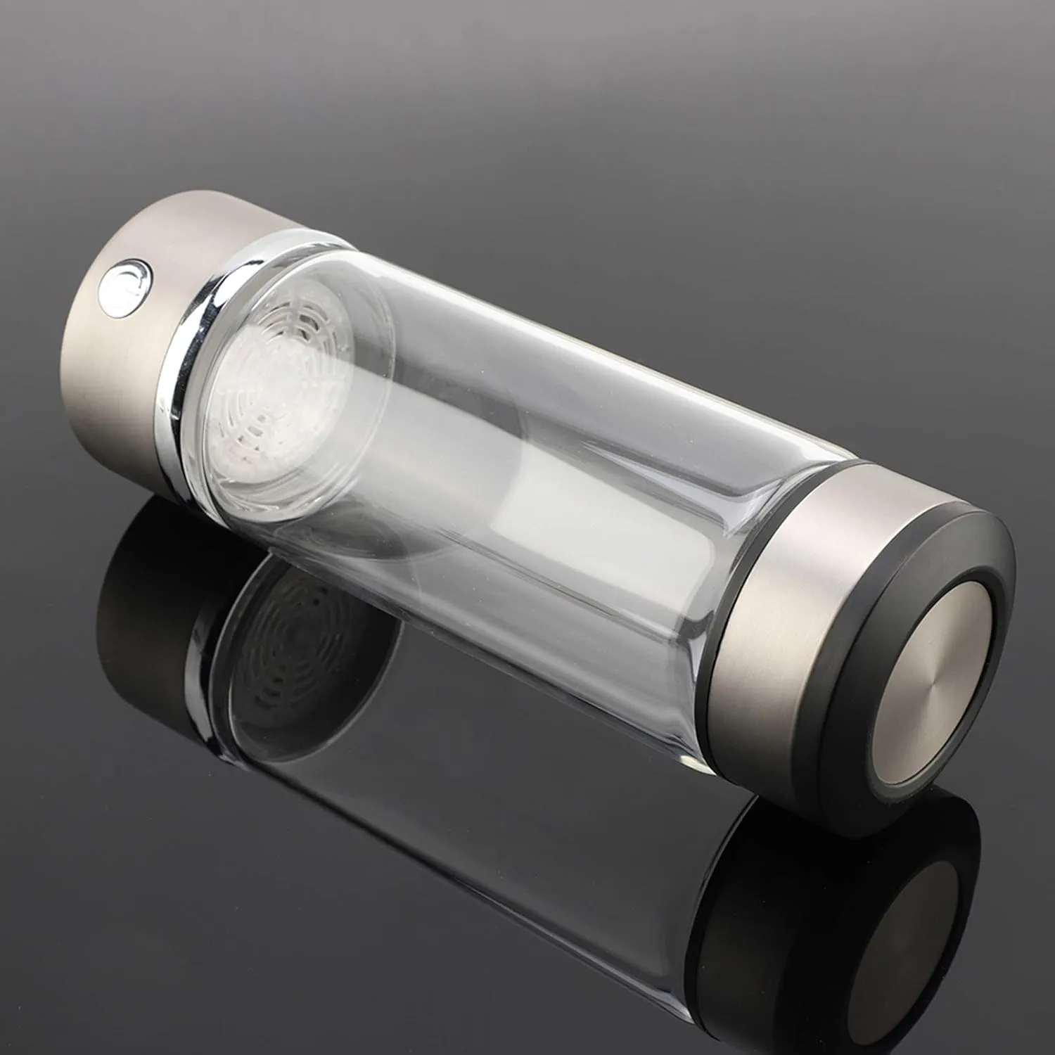 Hydrogen Water Bottle, Hydrogen Water Bottle Generator Rechargeable Hydrogen Rich Water Glass Cup Portable Hydrogen Water Generator Hydrogen Water Machine for Home Travel Fitness