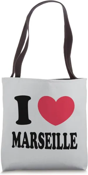 I Love Marseille Tote Bag