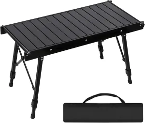 IGT Camping Table with Carry Bag Portable Folding Beach Table for Outdooor Camping, Cooking, Picnic, Beach,BBQ,Boat, Travel (Ink)
