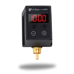 Illusionist Rechargeable USB C Power Supply 1950mAh Battery- Digital Display Wireless Machine, Mini Tattoo Power Bank Supply for Rotary Tattoo Machines Pen (RCA)