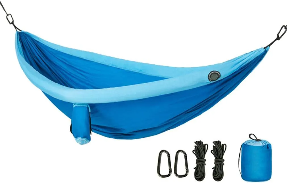 Inflatable Hammock Single & Double Weekend Family Park Hanging Swing Bed Portable Outdoor Camping Hammock Swing Hanging Chair