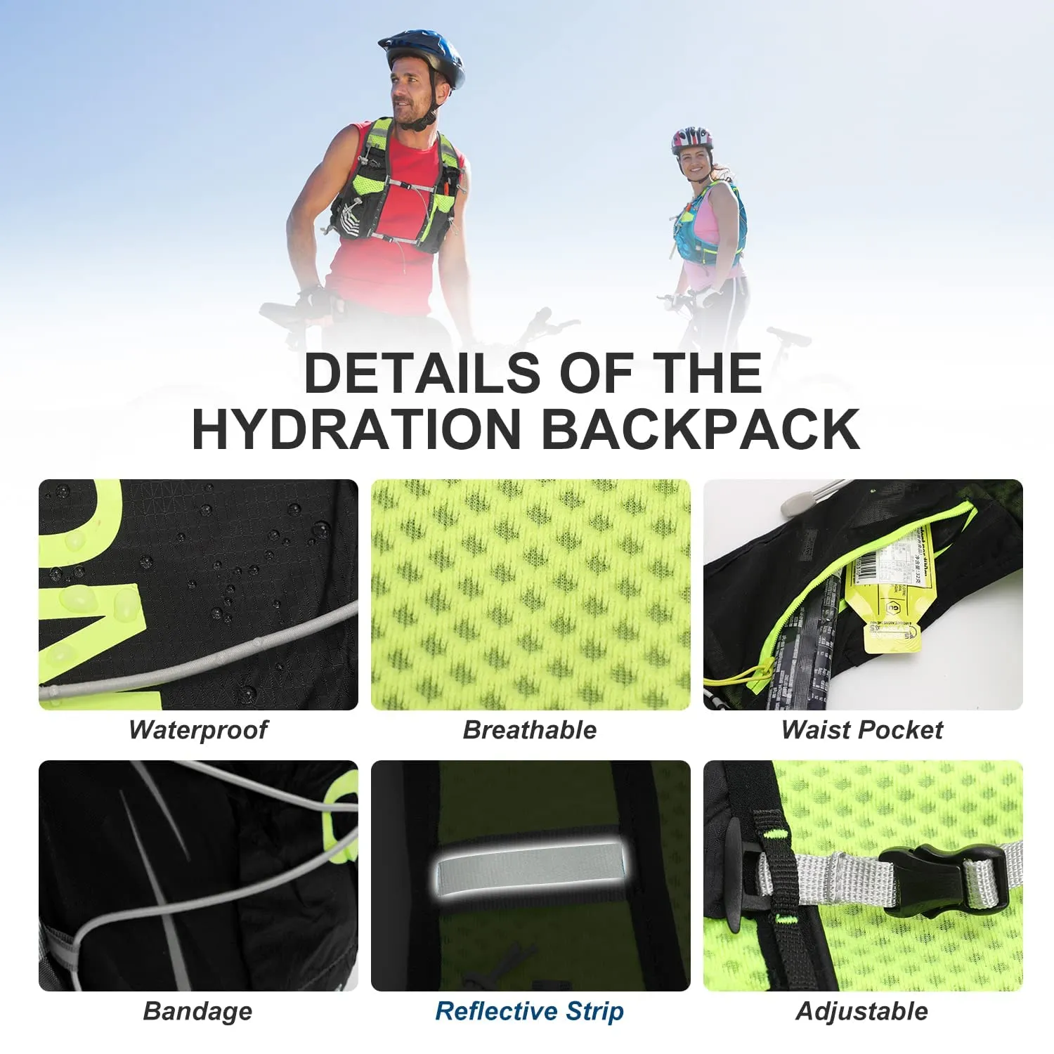 INOXTO Hydration Vest Backpack Hydration Packs