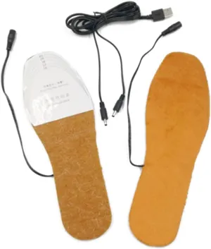 Insoles for Women Size Insloes Winter Warm Shoes Inserts Heating Insoles USB Insoles USB Rechargeable Heated Shoes Pad Shoe Inserts Heated Insoles USB Heating Shoe Pads