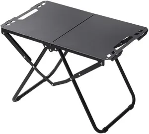‌Instant Setup Portable Folding Camp Table - Compact Tactical Table for Camping, Outdoor Cooking & Tea Stove‌